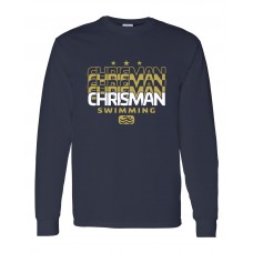 ISD 2025 Swim C-STACK Long Sleeve T (Navy)