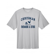 ISD 2025 Swim CHRISMAN Dry-fit T (Silver)